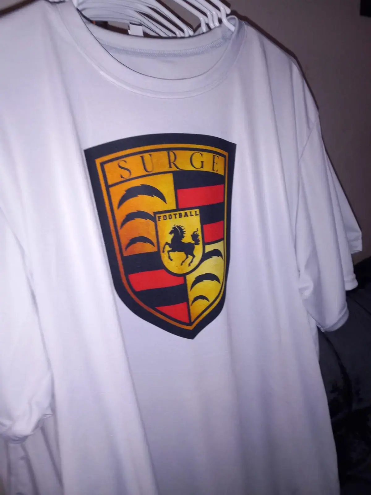 Custom team logo shirt